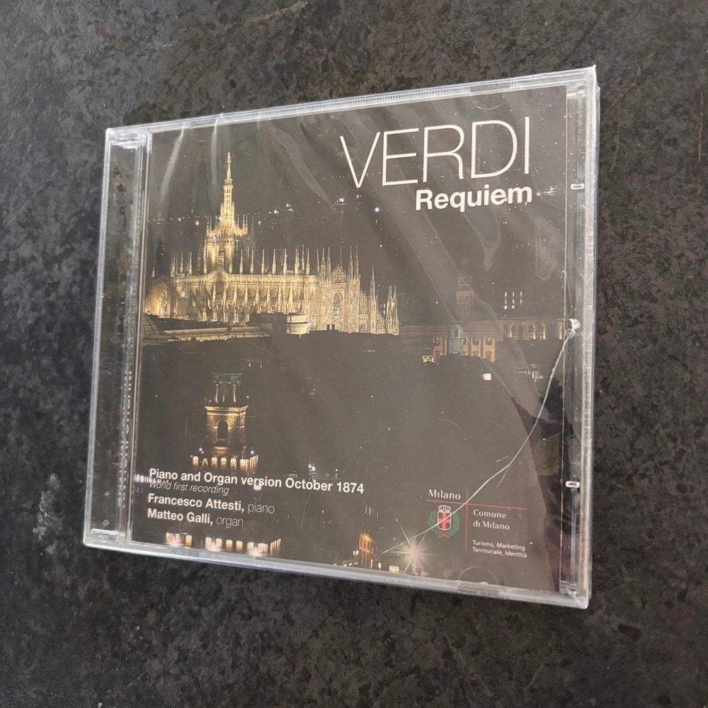 Verdi Requiem CD Piano Organ Version Francesco Attesti Matteo Galli 2007 Milano